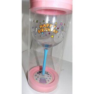 Minx Collector's Wine Glass Happy Birthday 13 ounces New
